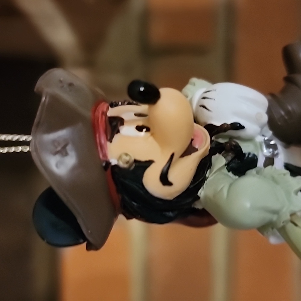Disney Mickey Pirates of the Caribbean Blue and Gold Ornament - Picture 3 of 7